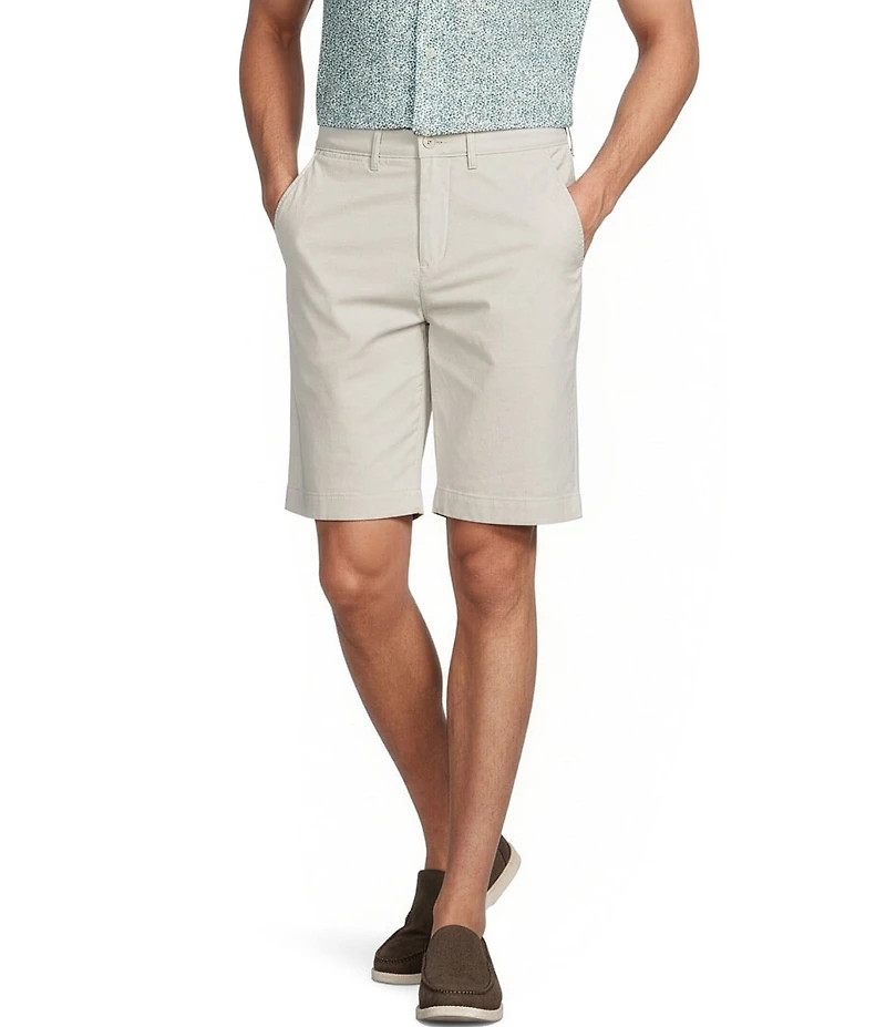 Cremieux Blue Label Madison Classic Fit Flat Front Stretch 9#double; Inseam Shorts