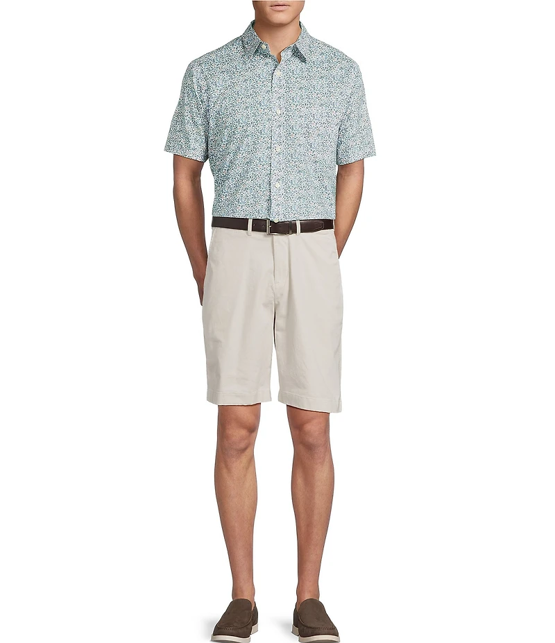 Cremieux Blue Label Madison Classic Fit Flat Front Stretch 9#double; Inseam Shorts