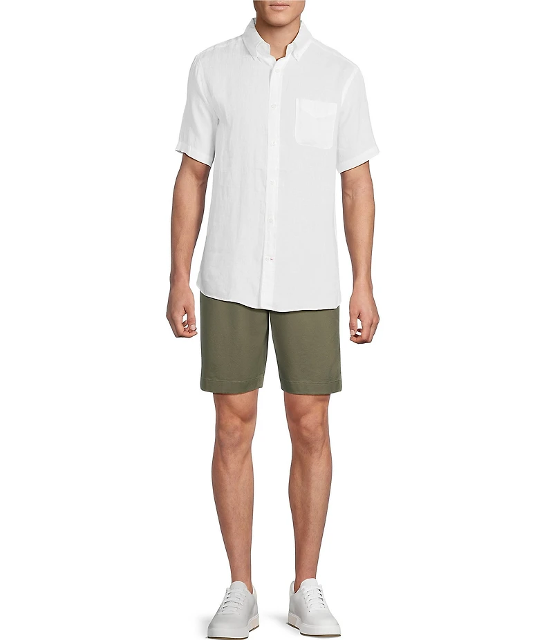 Cremieux Blue Label Madison Classic Fit Flat Front Stretch 9#double; Inseam Shorts