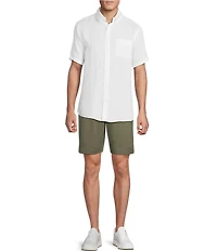 Cremieux Blue Label Madison Classic Fit Flat Front Stretch 9#double; Inseam Shorts