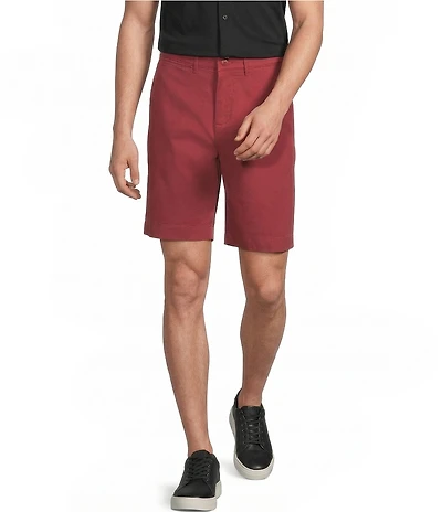 Cremieux Blue Label Madison Classic Fit Flat Front Stretch 9#double; Inseam Shorts