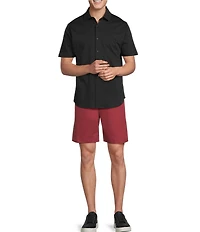 Cremieux Blue Label Madison Classic Fit Flat Front Stretch 9#double; Inseam Shorts