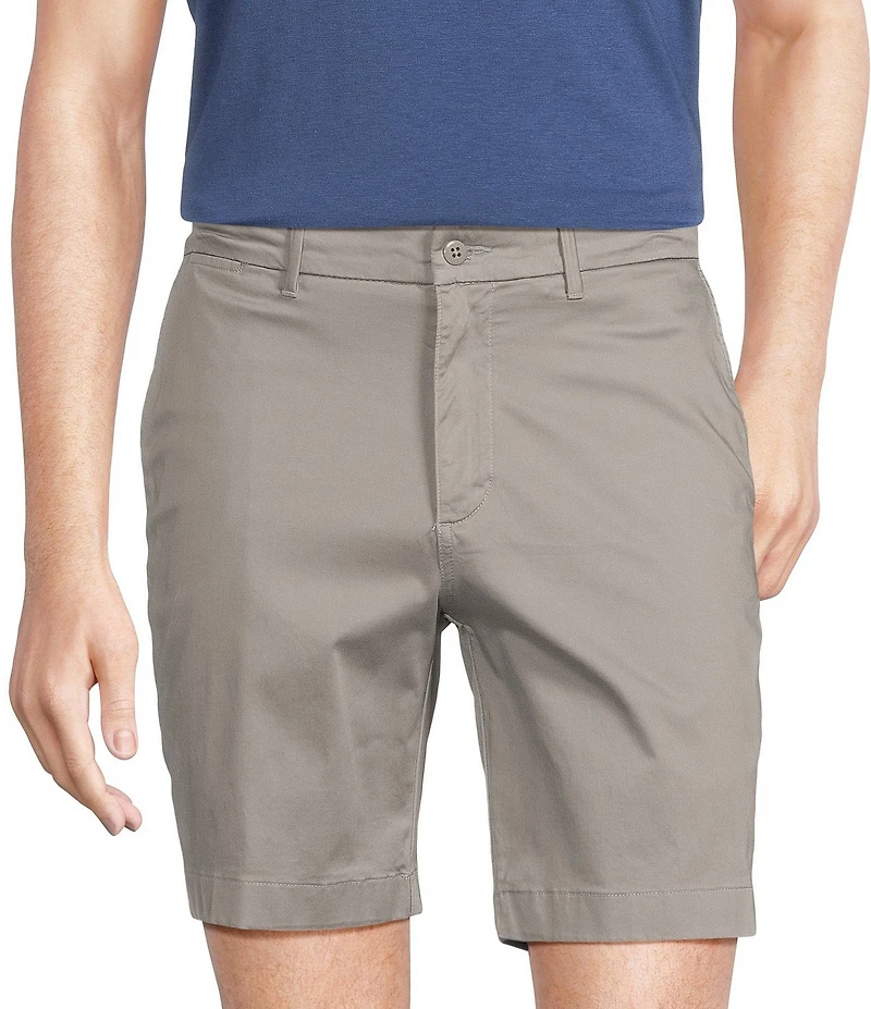 Cremieux Blue Label Madison Classic Fit Garment-Dyed 8#double; Inseam Shorts