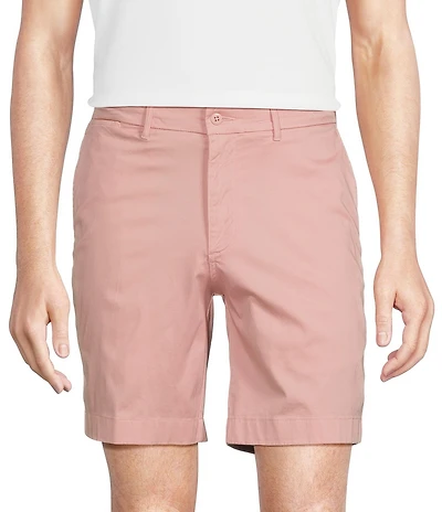 Cremieux Blue Label Madison Classic Fit Garment-Dyed 8#double; Inseam Shorts