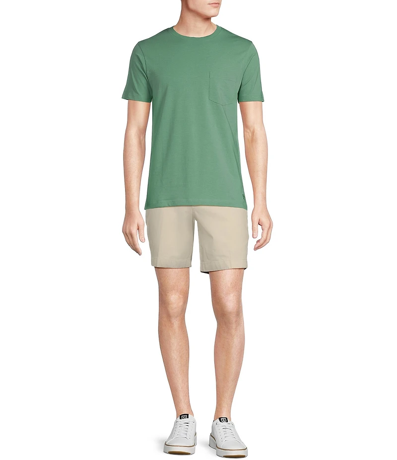 Cremieux Blue Label Madison Classic Fit Garment-Dyed 8#double; Inseam Shorts