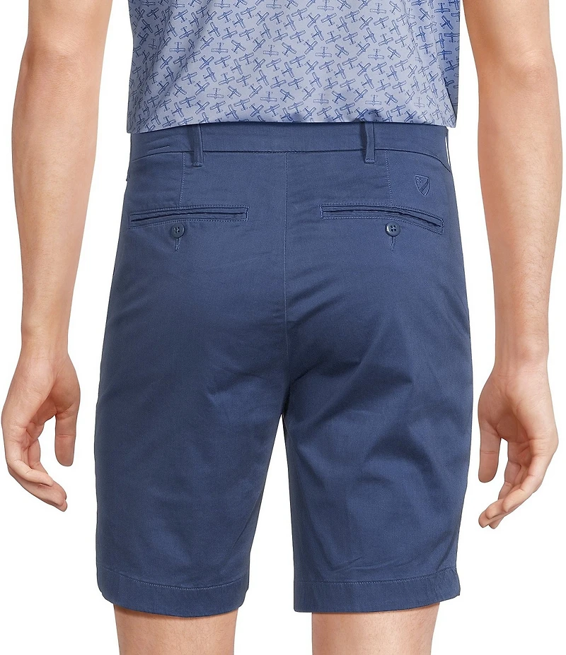 Cremieux Blue Label Madison Classic Fit Garment-Dyed 8#double; Inseam Shorts