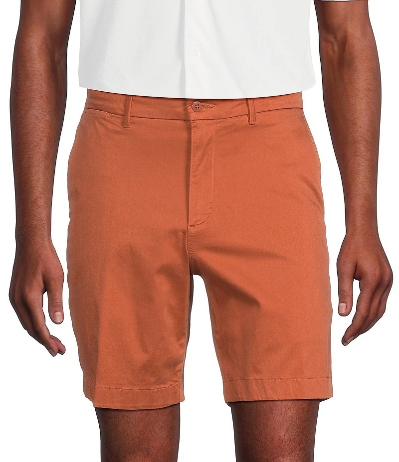 Cremieux Blue Label Madison Classic Fit Garment-Dyed 8#double; Inseam Shorts