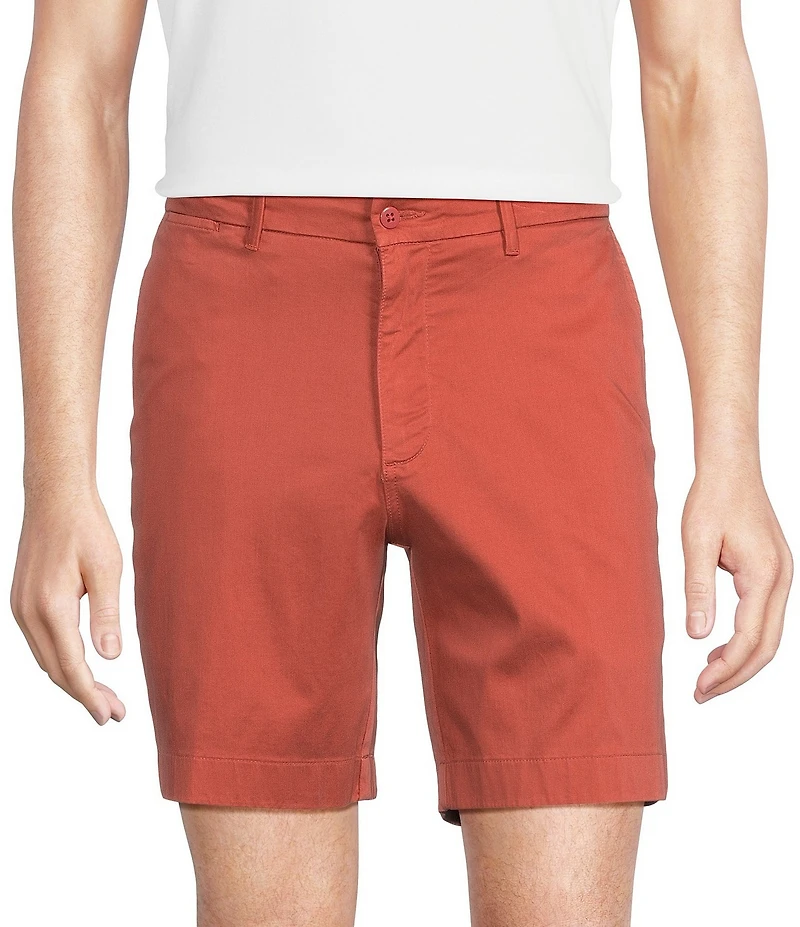Cremieux Blue Label Madison Classic Fit Garment-Dyed 8#double; Inseam Shorts