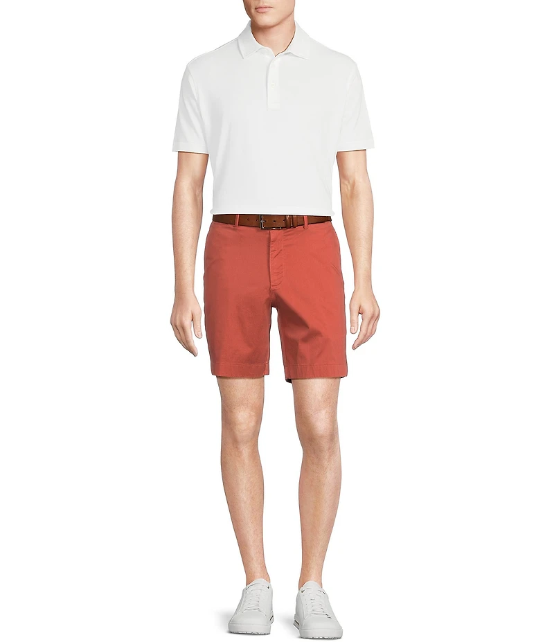 Cremieux Blue Label Madison Classic Fit Garment-Dyed 8#double; Inseam Shorts