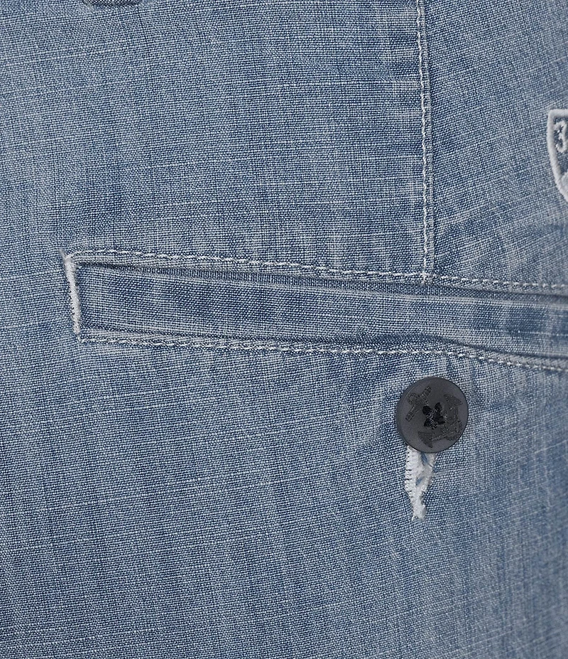 Cremieux Blue Label Madison Flat Front Chambray Pants