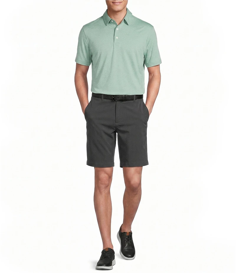 Cremieux Blue Label Madison Flat Front Garment Dyed 8#double; Inseam Shorts