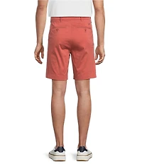 Cremieux Blue Label Madison Flat Front Garment Dyed 8#double; Inseam Shorts