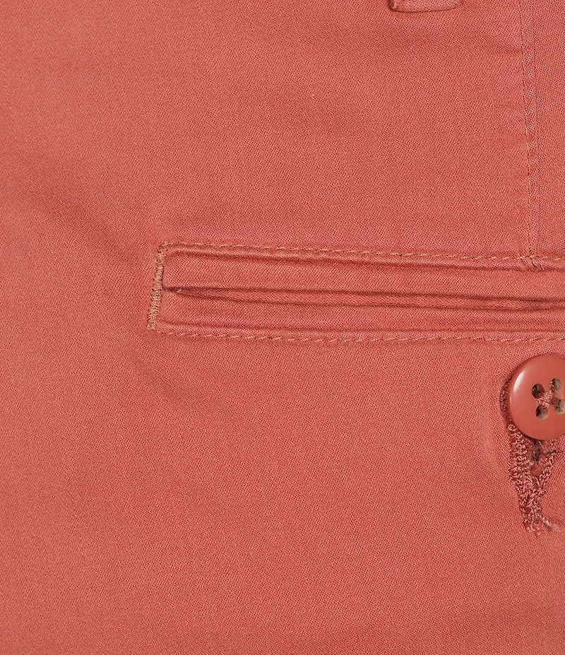 Cremieux Blue Label Madison Flat Front Garment Dyed 8#double; Inseam Shorts