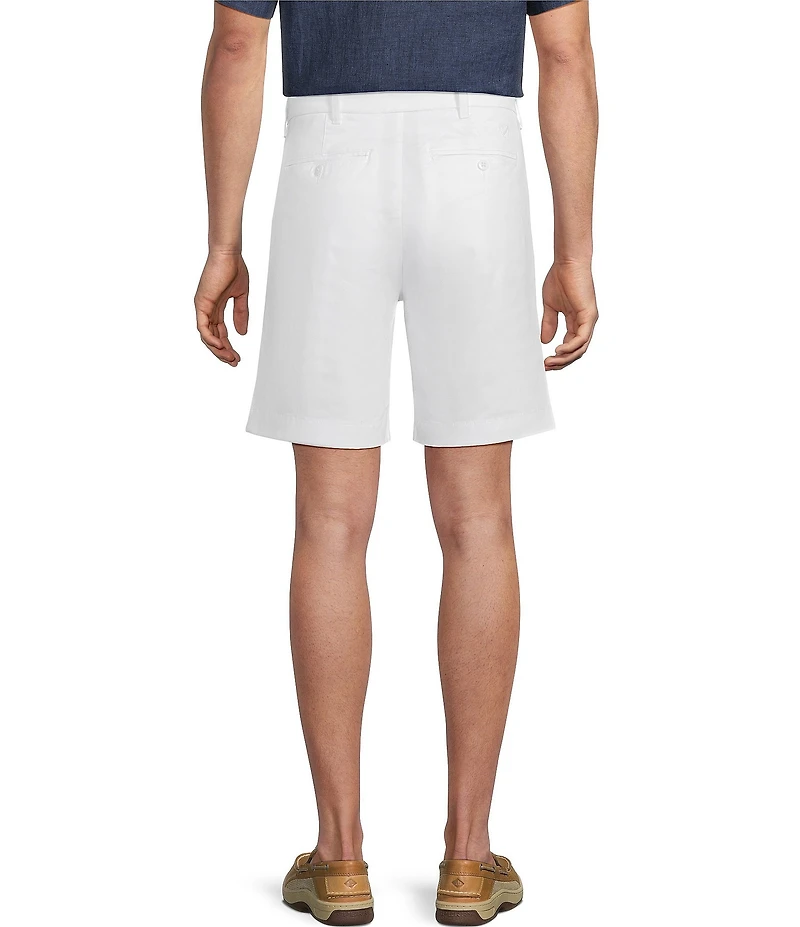 Cremieux Blue Label Madison Flat Front Garment Dyed 8#double; Inseam Shorts