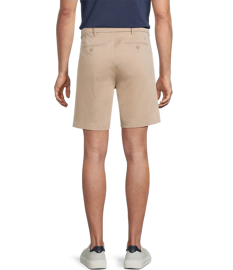 Cremieux Blue Label Madison Flat Front Garment Dyed 8#double; Inseam Shorts