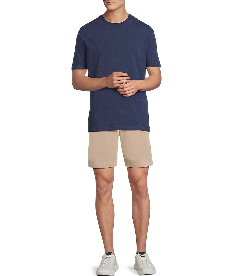 Cremieux Blue Label Madison Flat Front Garment Dyed 8#double; Inseam Shorts