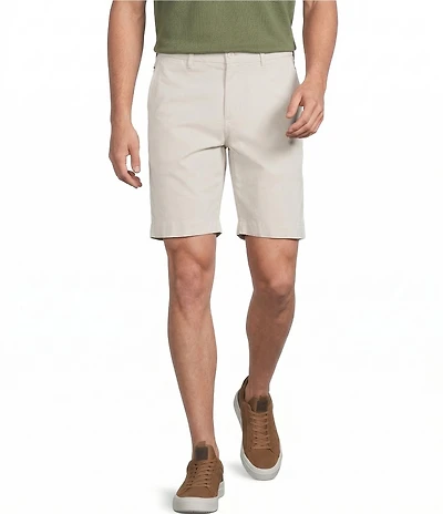 Cremieux Blue Label Madison Flat Front Garment Dyed 8#double; Inseam Shorts