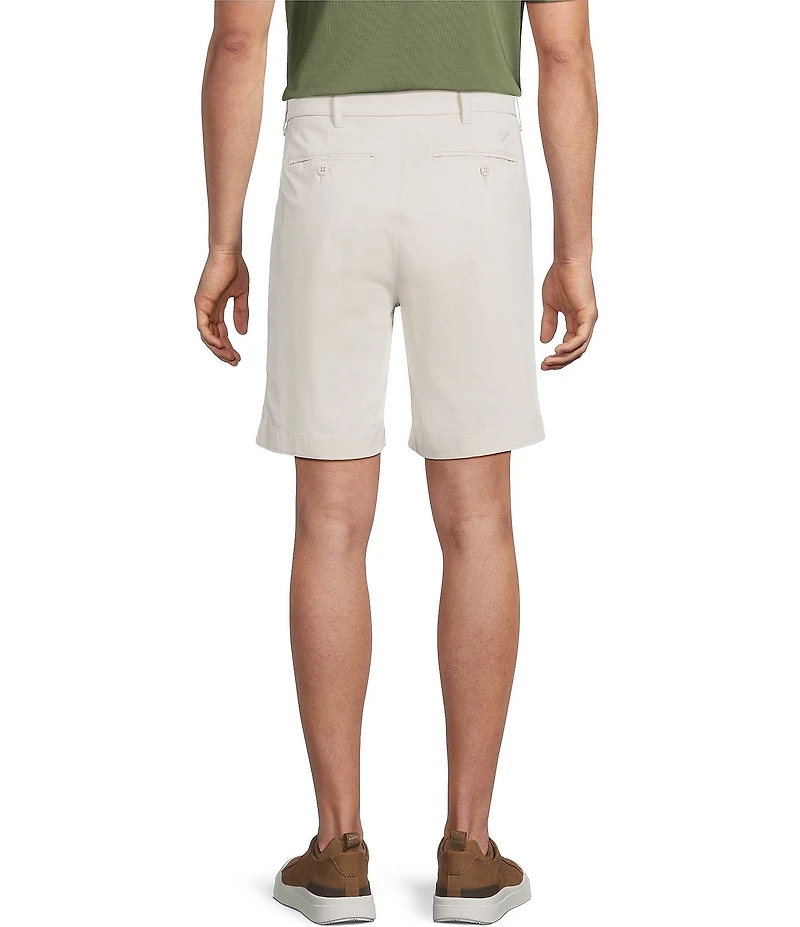 Cremieux Blue Label Madison Flat Front Garment Dyed 8#double; Inseam Shorts