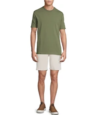 Cremieux Blue Label Madison Flat Front Garment Dyed 8#double; Inseam Shorts