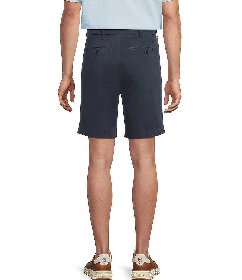 Cremieux Blue Label Madison Flat Front Garment Dyed 8#double; Inseam Shorts