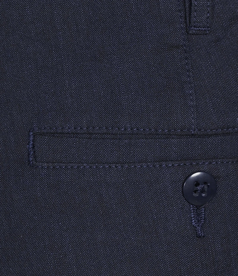 Cremieux Blue Label Madison Flat Front Linen Blend 8#double; Inseam Shorts