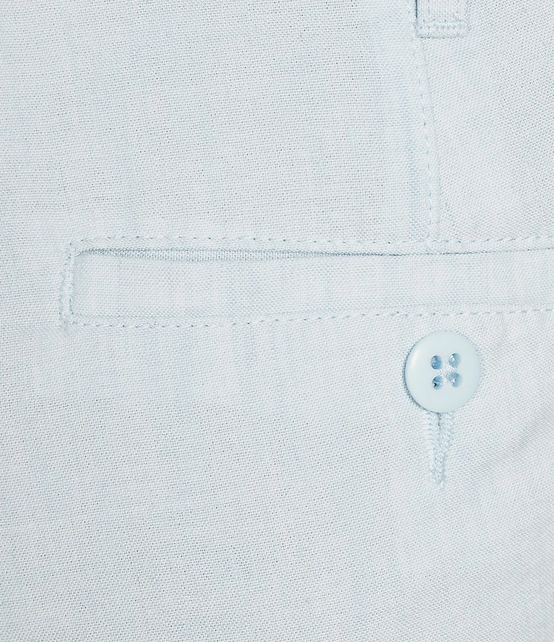 Cremieux Blue Label Madison Flat Front Linen Blend 8#double; Inseam Shorts