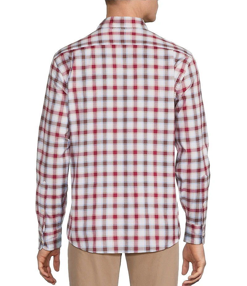 Cremieux Blue Label Medium Plaid Oxford Long Sleeve Woven Shirt