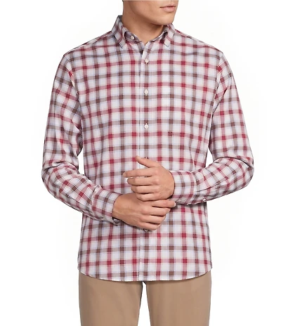 Cremieux Blue Label Medium Plaid Oxford Long Sleeve Woven Shirt