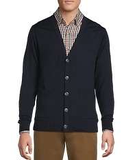 Cremieux Blue Label Merino Wool Cardigan