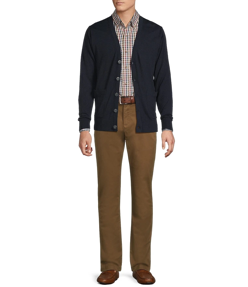 Cremieux Blue Label Merino Wool Cardigan