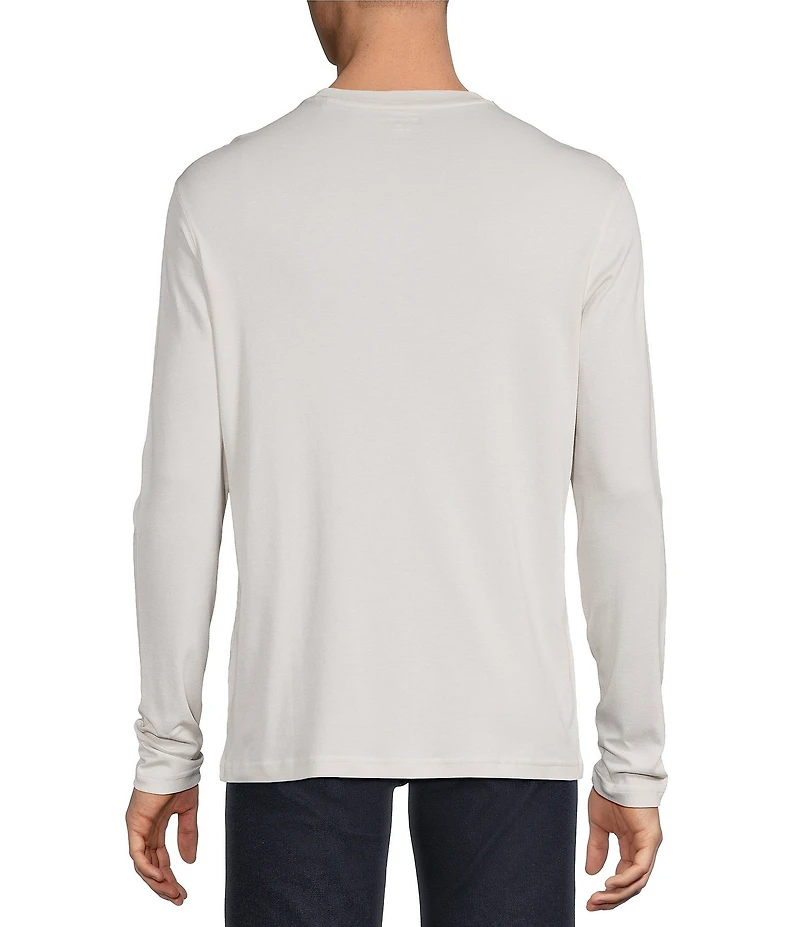 Cremieux Blue Label Micro Stripe Long Sleeve T-Shirt