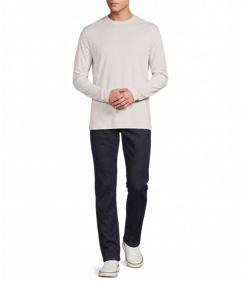Cremieux Blue Label Micro Stripe Long Sleeve T-Shirt