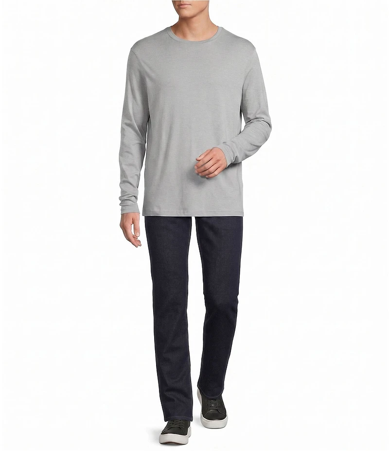 Cremieux Blue Label Micro Stripe Long Sleeve T-Shirt