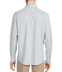 Cremieux Blue Label Micro-Stripe Oxford Long Sleeve Woven Shirt