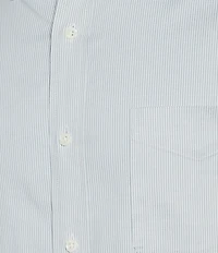 Cremieux Blue Label Micro-Stripe Oxford Long Sleeve Woven Shirt