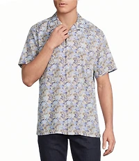 Cremieux Blue Label Modal Floral Print Short Sleeve Woven Camp Shirt