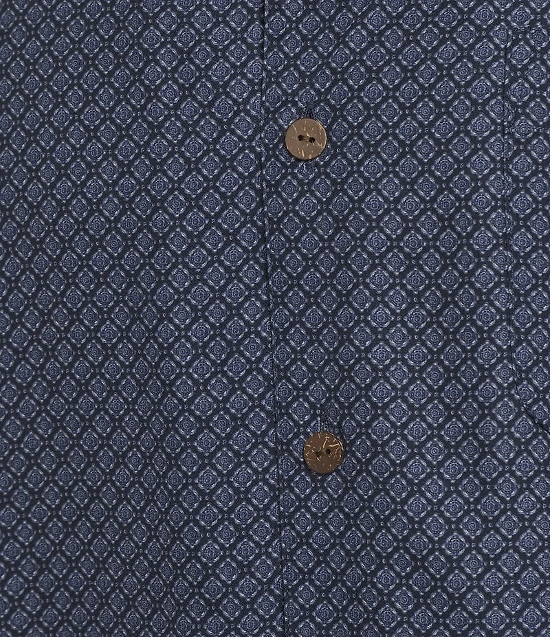 Cremieux Blue Label Modal Geometric Print Short Sleeve Woven Camp Shirt