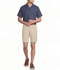 Cremieux Blue Label Modal Geometric Print Short Sleeve Woven Camp Shirt