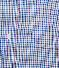 Cremieux Blue Label Multi Color Plaid Long Sleeve Woven Shirt