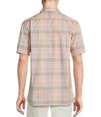 Cremieux Blue Label Multi Plaid Short Sleeve Woven Shirt
