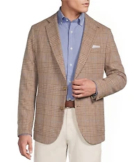 Cremieux Blue Label Notch Lapel Plaid Blazer