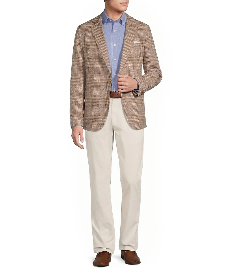 Cremieux Blue Label Notch Lapel Plaid Blazer