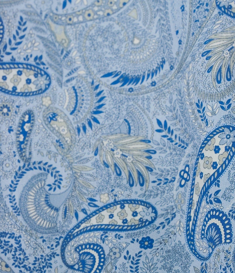 Cremieux Blue Label Paisley 70s Twill Long Sleeve Woven Shirt