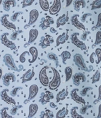 Cremieux Blue Label Paisley Print Interlock Short Sleeve Polo Shirt