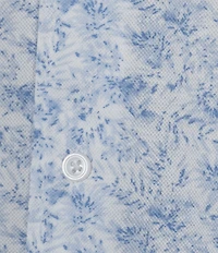 Cremieux Blue Label Palm Floral Print Oxford Short Sleeve Woven Shirt