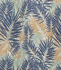 Cremieux Blue Label Palm Leaf Print Short Sleeve Woven Camp Shirt
