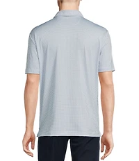 Cremieux Blue Label Performance Big & Tall Stretch Geo Print Short Sleeve Polo Shirt