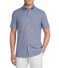 Cremieux Blue Label Performance Brrr Check Short Sleeve Woven Shirt