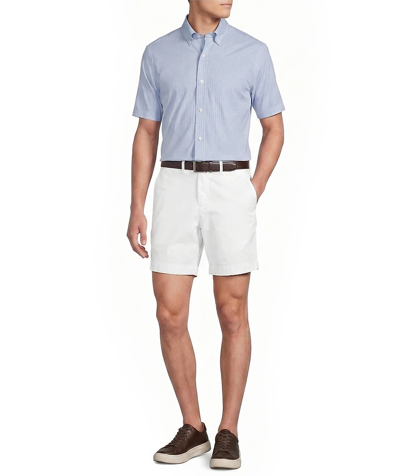 Cremieux Blue Label Performance Brrr Check Short Sleeve Woven Shirt
