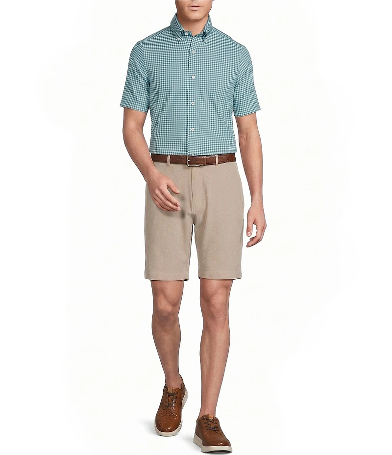 Cremieux Blue Label Performance Brrr Check Short Sleeve Woven Shirt